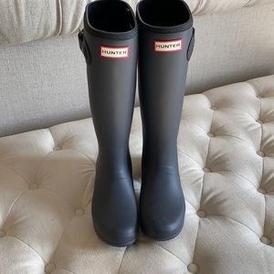 Hunter tall rain boots
